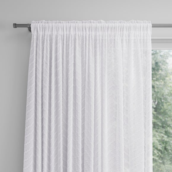 Axel Made to Measure Voile Curtains White