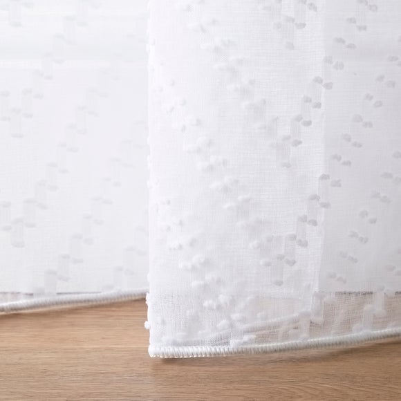 Axel Made to Measure Voile Curtains White