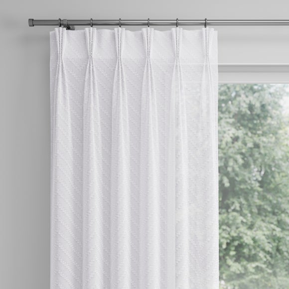 Axel Made to Measure Voile Curtains White