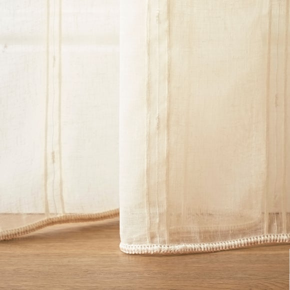 Lola Made to Measure Voile Curtains Cream