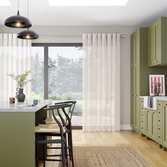 Purity Made to Measure Voile Curtains Natural