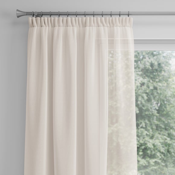 Purity Made to Measure Voile Curtains Natural