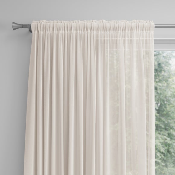Purity Made to Measure Voile Curtains Natural