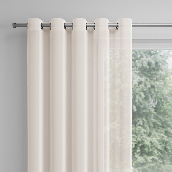 Purity Made to Measure Voile Curtains Natural