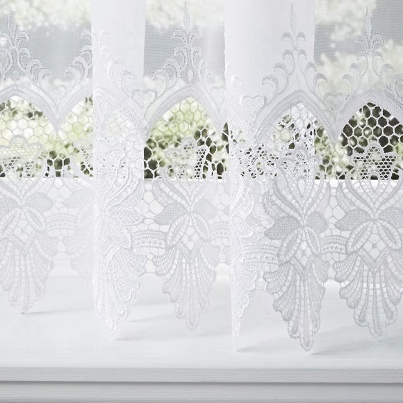 Balmoral Made to Measure Voile Curtains White