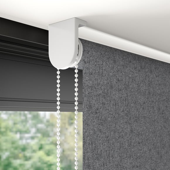 Luna Blackout Made to Measure Roller Blind Luna Charcoal