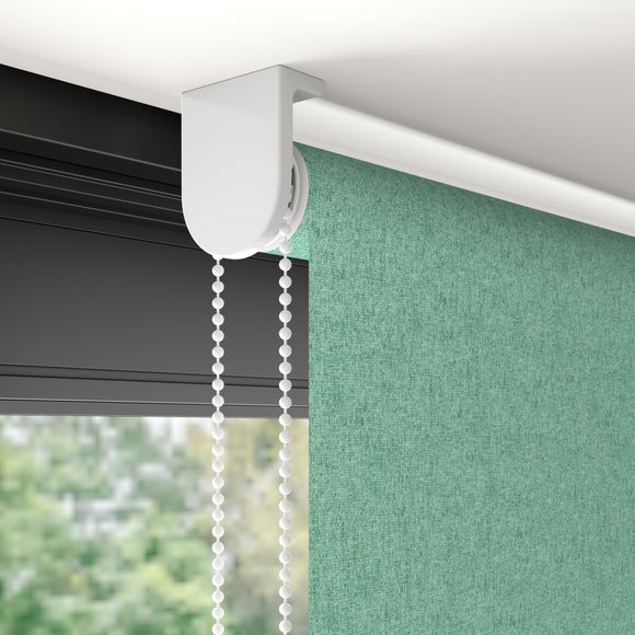 Luna Blackout Made to Measure Roller Blind Luna Jade Mist