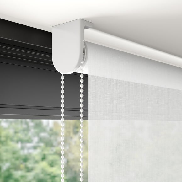 Kendal Sheer Made to Measure Roller Blind Kendal Sheer White