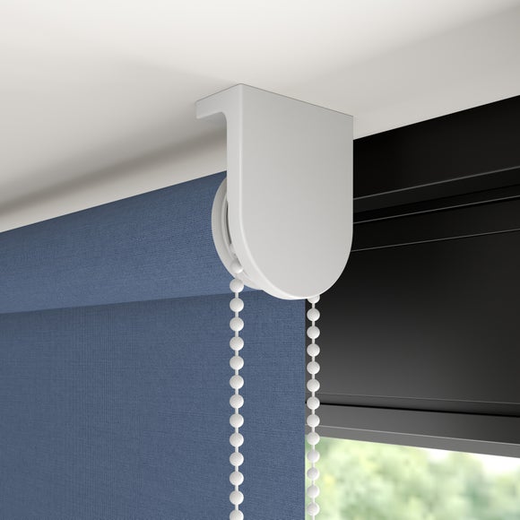 ColourLux Blackout Made to Measure Roller Blind ColourLux Denim Blue