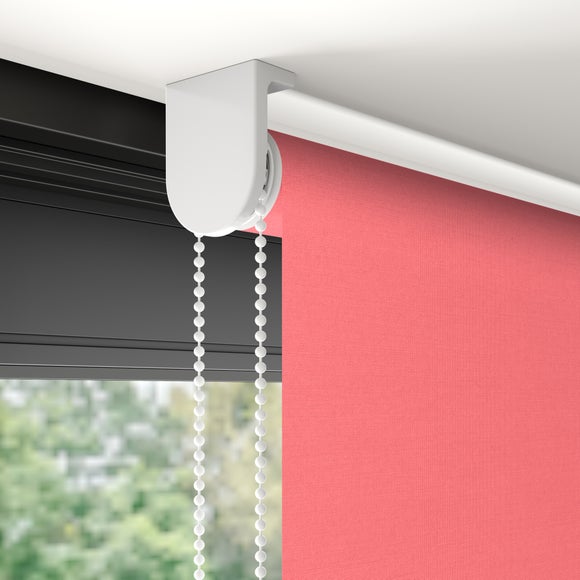 ColourLux Blackout Made to Measure Roller Blind ColourLux Red
