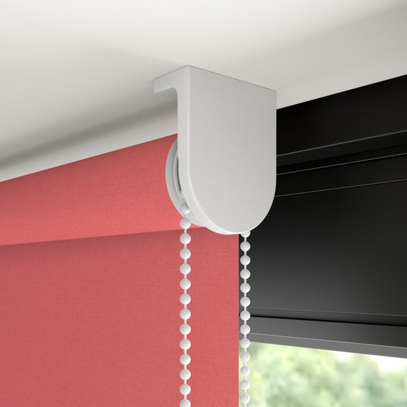 ColourLux Blackout Made to Measure Roller Blind ColourLux Red