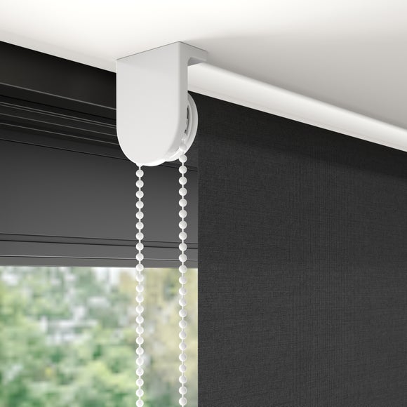 ColourLux Daylight Made to Measure Roller Blind ColourLux Black