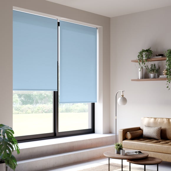 ColourLux Daylight Made to Measure Roller Blind ColourLux Blue