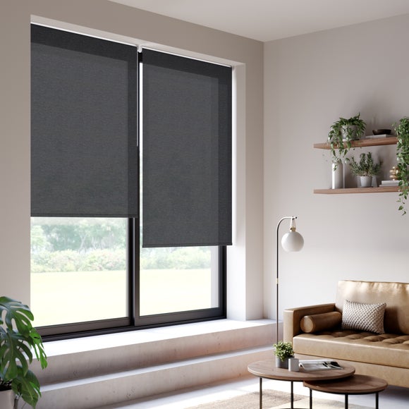 Gloucester Daylight Made to Measure Roller Blind Gloucester Black