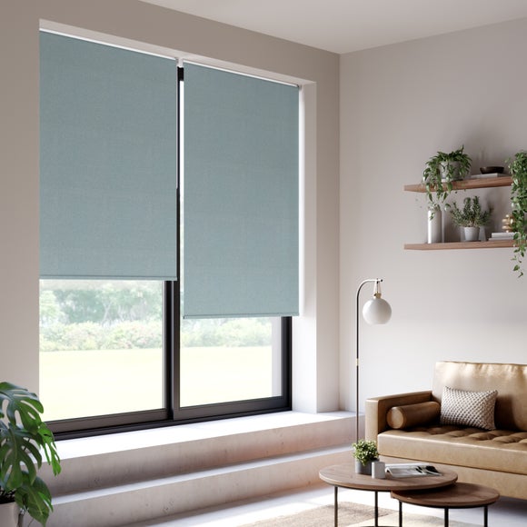 Henley Blackout Made to Measure Roller Blind Henley Blue