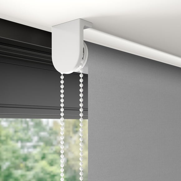 ColourLux Blackout Made to Measure Roller Blind ColourLux Grey