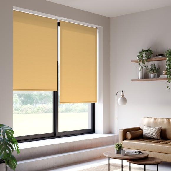 ColourLux Daylight Made to Measure Roller Blind ColourLux Ochre
