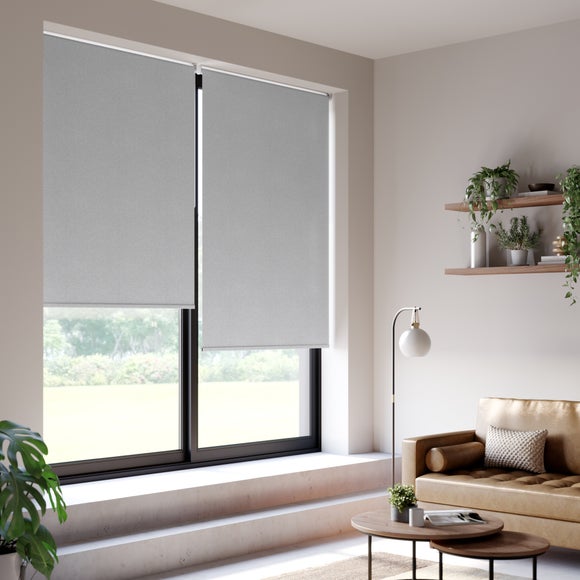 Henley Blackout Made to Measure Roller Blind Henley Silver
