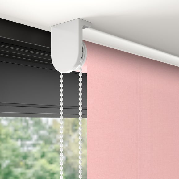 ColourLux Blackout Made to Measure Roller Blind ColourLux Pink