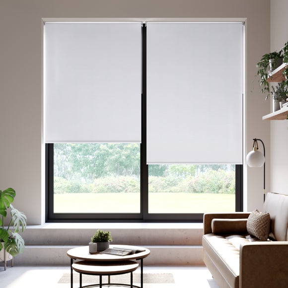 Easy Shade Blackout Made to Measure Roller Blind Easy Shade White