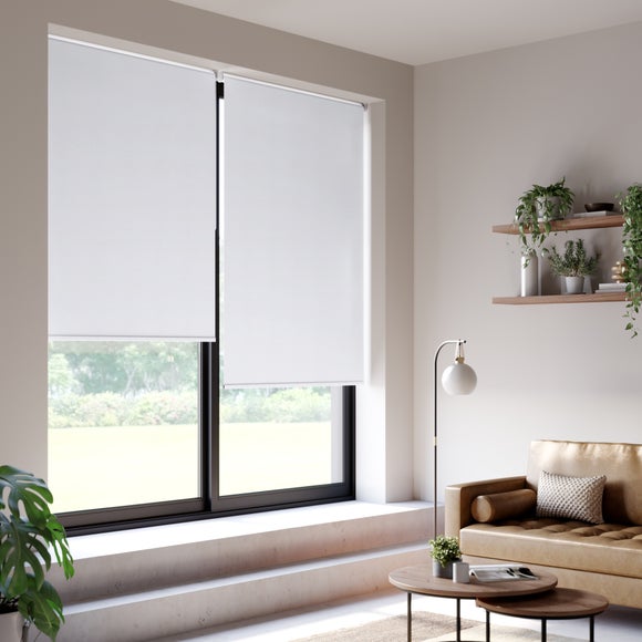 Easy Shade Blackout Made to Measure Roller Blind Easy Shade White