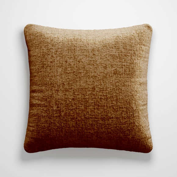 Textured Chenille Made To Measure Cushion Cover Caramel