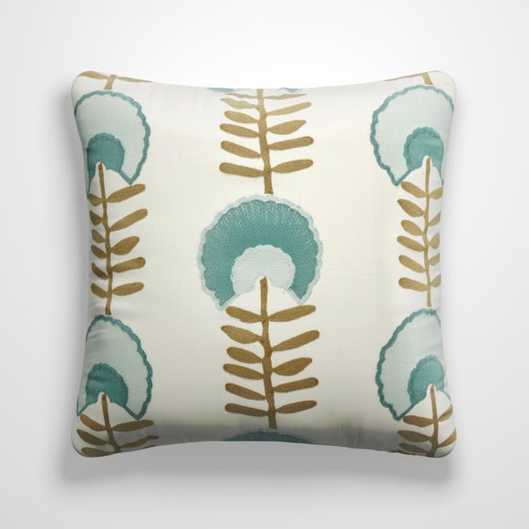 Scandi Floral Made to Order Cushion Cover Scandi Floral Seafoam