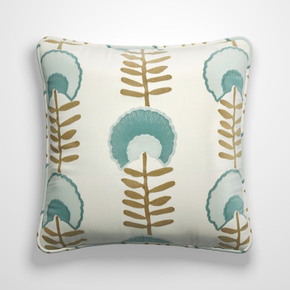 Scandi Floral Made to Order Cushion Cover Scandi Floral Seafoam