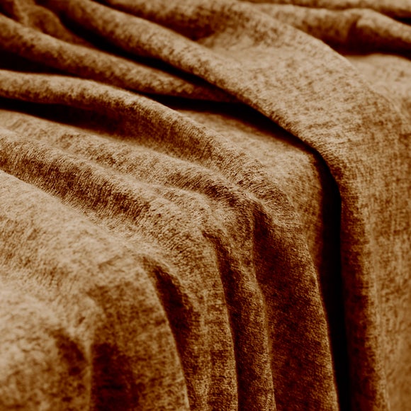 Textured Chenille Made To Measure Curtains Caramel
