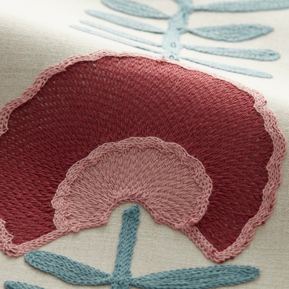 Scandi Floral Made to Order Tieback Scandi Floral Rosso