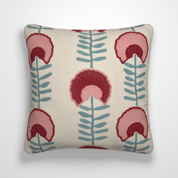 Scandi Floral Made to Order Cushion Cover Scandi Floral Rosso