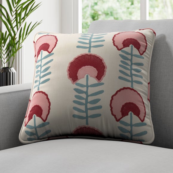 Scandi Floral Made to Order Cushion Cover Scandi Floral Rosso