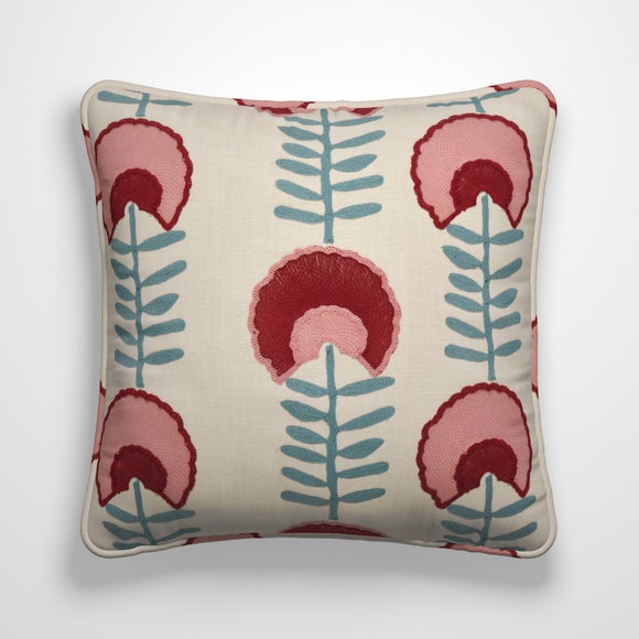 Scandi Floral Made to Order Cushion Cover Scandi Floral Rosso
