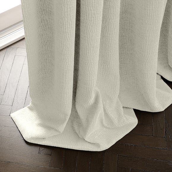 Dimensions Weave Made To Measure Curtains Ivory