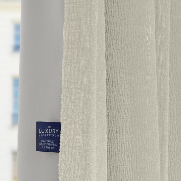 Dimensions Weave Made To Measure Curtains Ivory