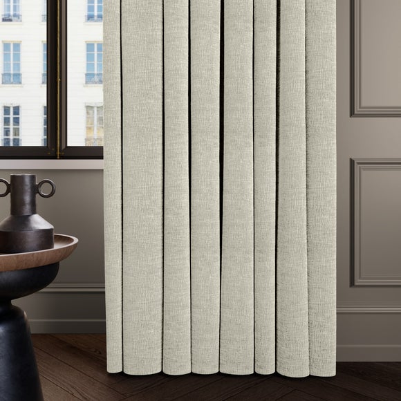 Dimensions Weave Made To Measure Curtains Ivory