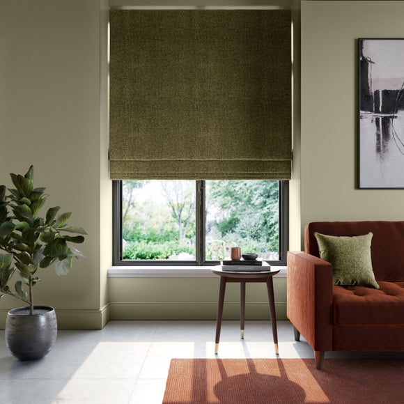 Textured Chenille Made To Measure Roman Blind