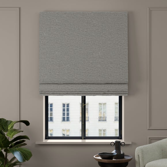 Dimensions Weave Made To Measure Roman Blind Silver