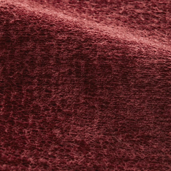 Textured Chenille Made To Measure Curtains Burgundy