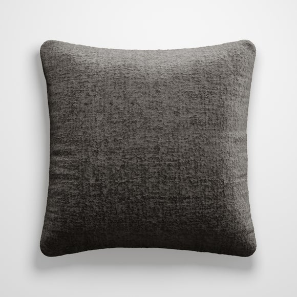 Textured Chenille Made To Measure Cushion Cover Steel