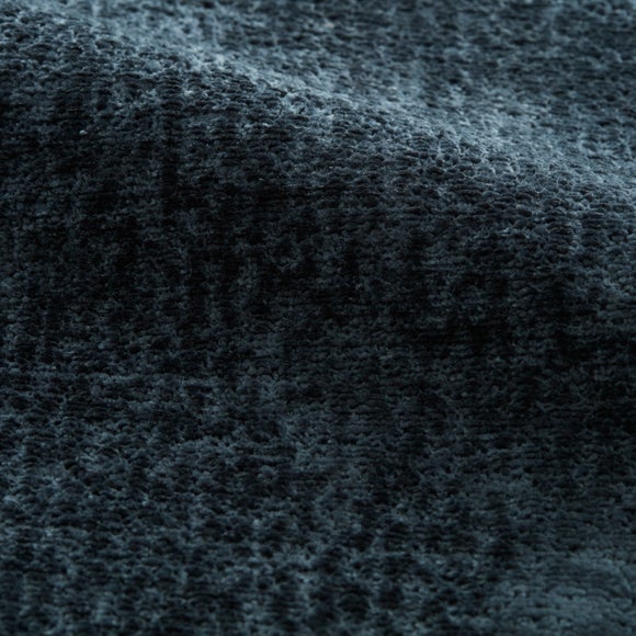 Textured Chenille Made To Measure Curtains Navy