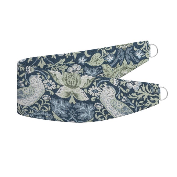 Strawberry Thief Polyester Made To Order Tieback Strawberry Thief Denim