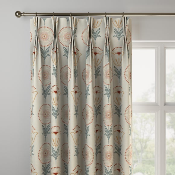 Fiorella Made to Measure Curtains Fiorella Teal