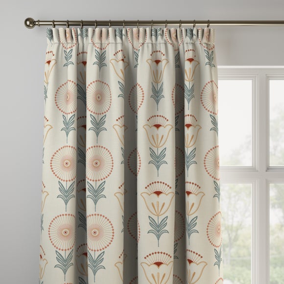 Fiorella Made to Measure Curtains Fiorella Teal