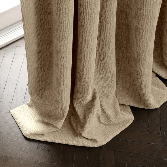 Dimensions Weave Made To Measure Curtains White Sand