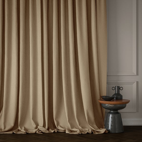 Dimensions Weave Made To Measure Curtains White Sand
