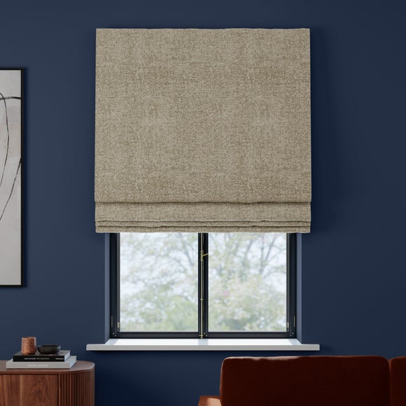 Textured Chenille Made To Measure Roman Blind Mushroom