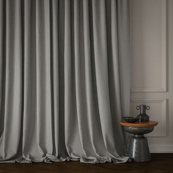 Dimensions Weave Made To Measure Curtains Silver