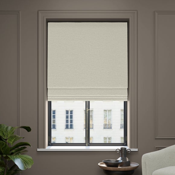 Dimensions Weave Made To Measure Roman Blind Ivory