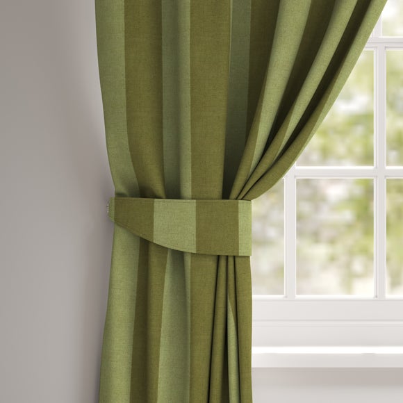 Saluzzo Stripe Made to Order Tieback Saluzzo Stripe Olive